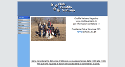 Desktop Screenshot of cinofilaverbano.ch
